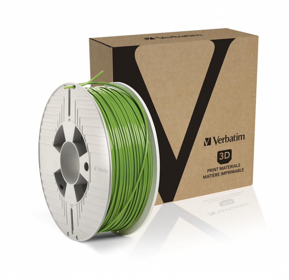 Verbatim PLA green 2,85mm 1kg Hmotnost návinu: 1 kg, Průměr struny: 2.85 mm