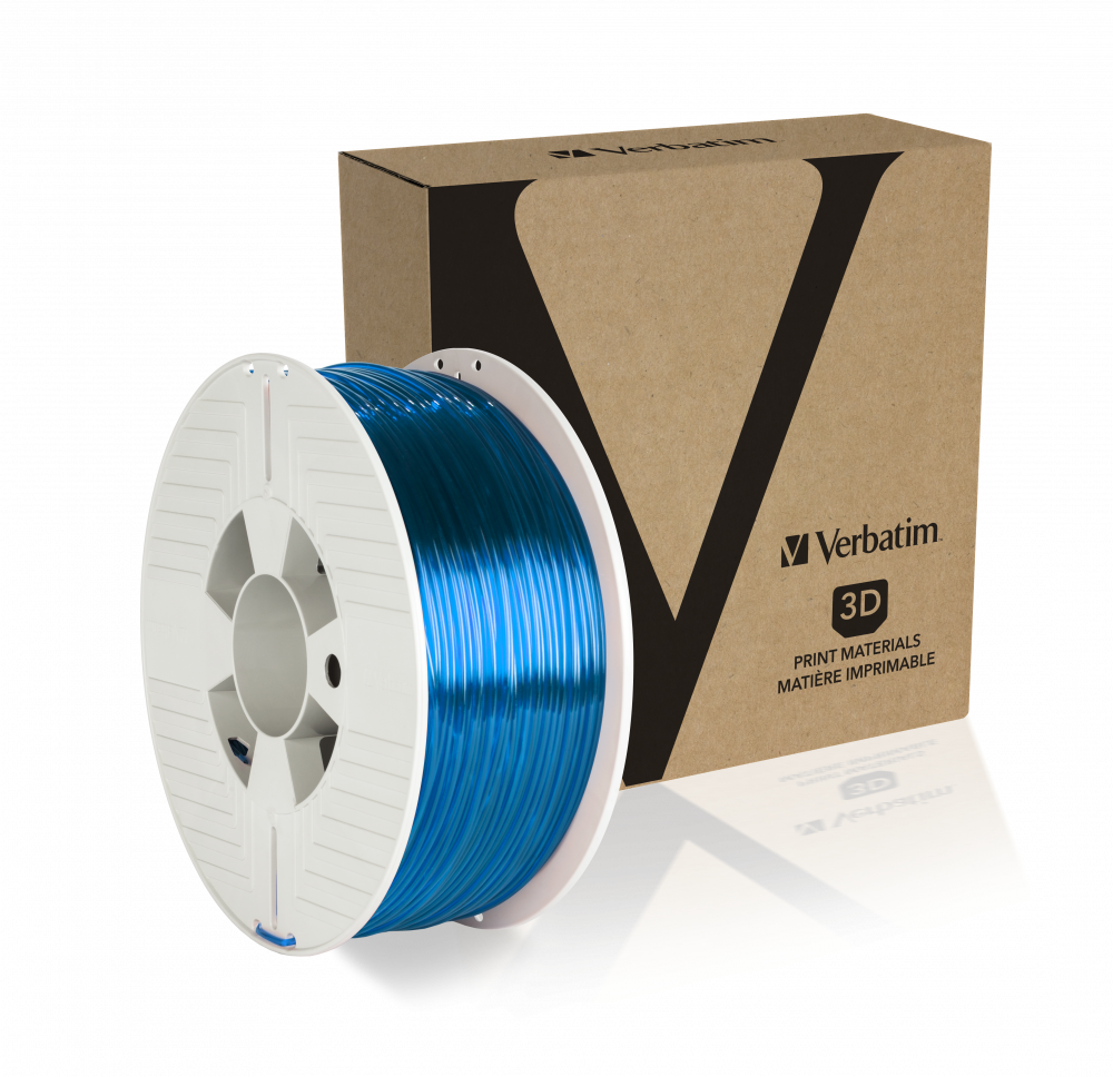 Verbatim PET-G modrá transparent 1 kg 2,85 mm