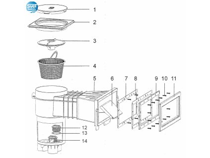 Vákuový kotúč ku skimmeru