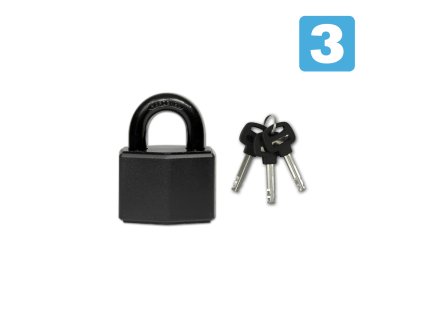 Visací zámek v bezpečnostní třídě RC3 RICHTER RV.2601
