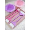Sada štětců na barvu růžovo fialové