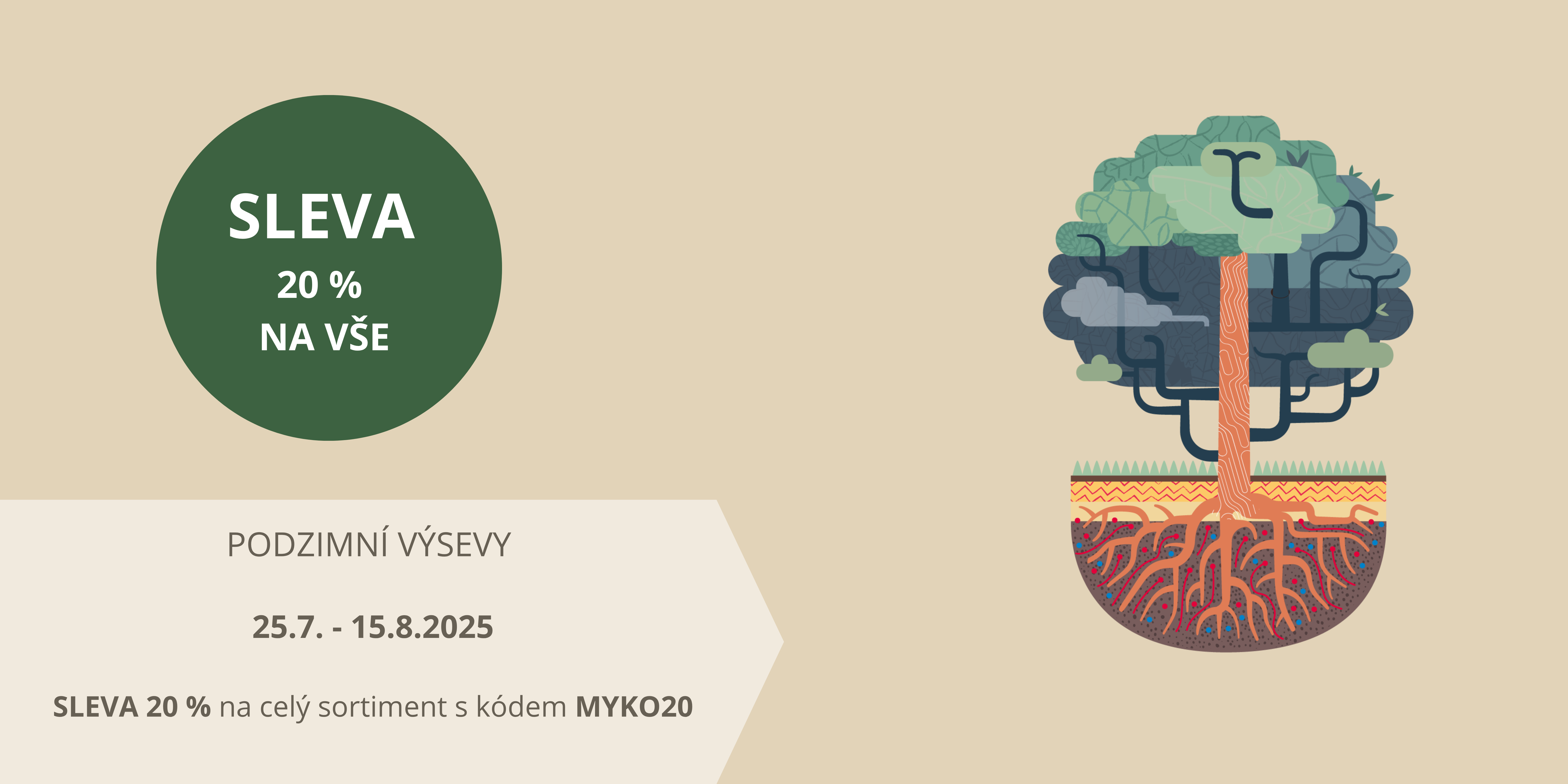 sleva 20 % MYKO20