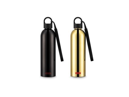 MELIOR STEEL. Dvojstenná fľaša na vodu 500ml