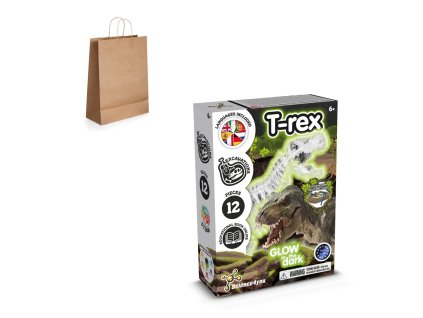 Fossil Excavation Kit III. Vzdelávacia hra pre deti dodáva sa s darčekovou taškou z kraftového papiera (115 g/m²)