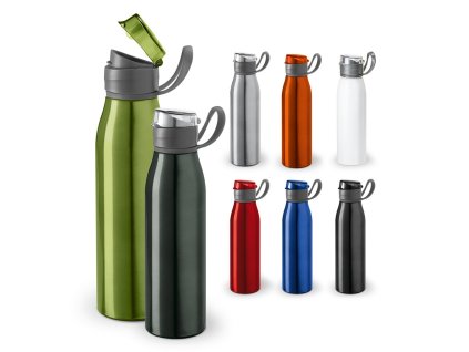 KORVER. Hliníková športová fľaša 650 ml