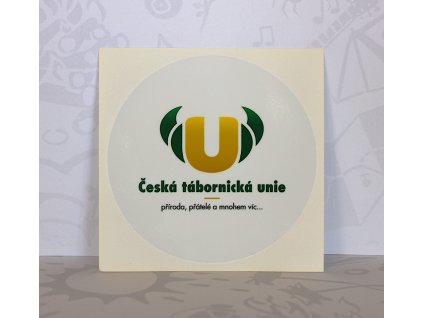 Samolepka bílá "logo ČTU"