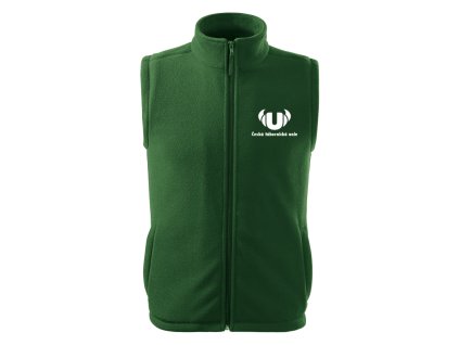 fleece vesta s vysivkou