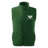 fleece vesta s vysivkou
