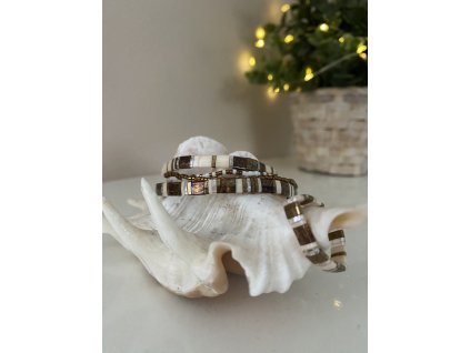 Prsten + náramky Miyuki Tila & Delica