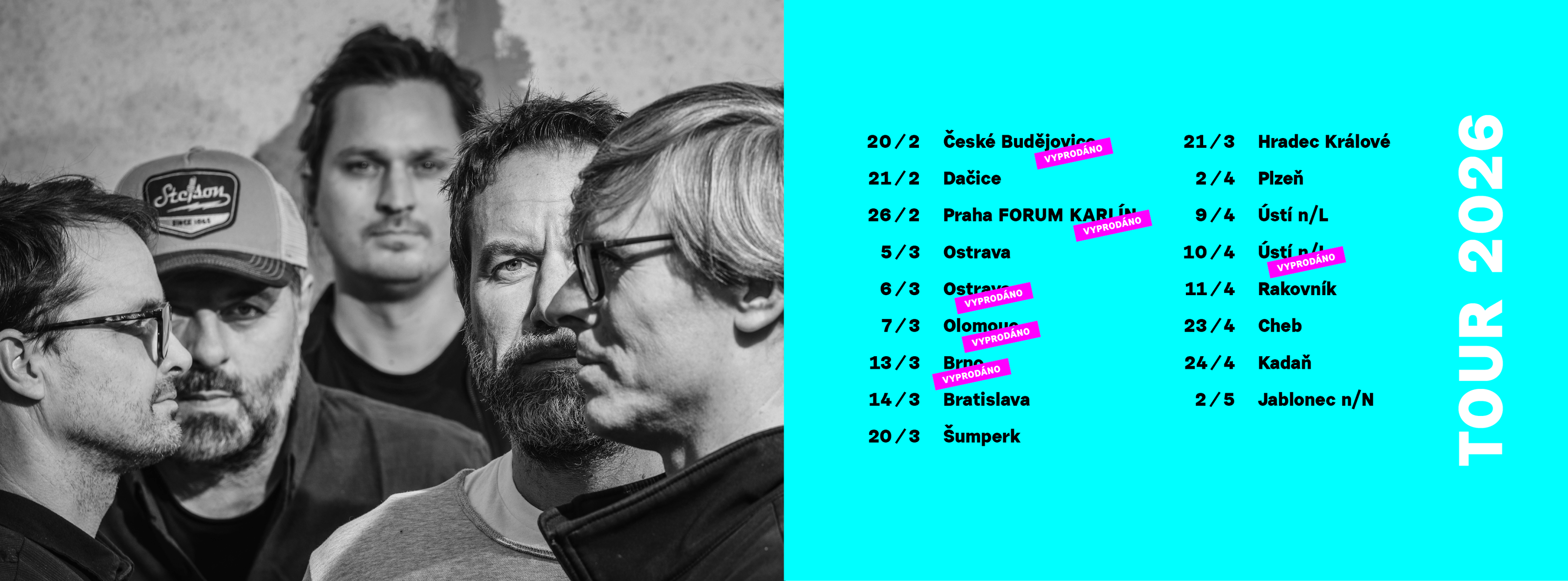 koncerty do 3. 5. 2026