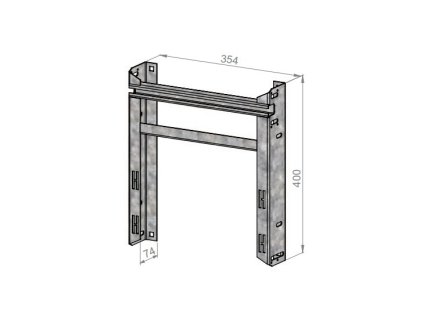 MHS UNI Box - montážní konzole - umyvadlo / WT212