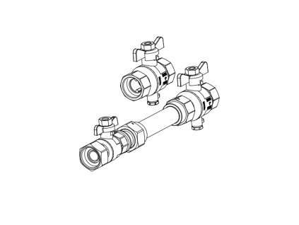 REHAU RAUTITAN  Připojovací set měřiče množství tepla - přímé provedení
