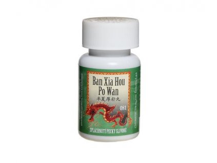 tradicni cinska medicina feng shui ban xia hou po wan