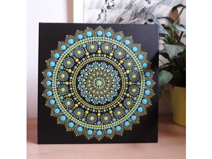 tcm fengshui Tečkovaná mandala Wild sun
