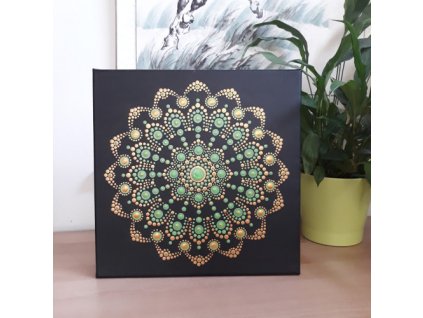 tcm fengshui Tečkovaná mandala Hojnost