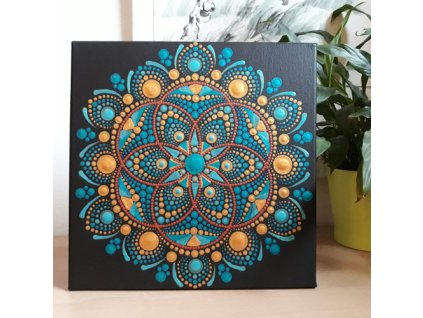 tcm fengshui Tečkovaná mandala Orient