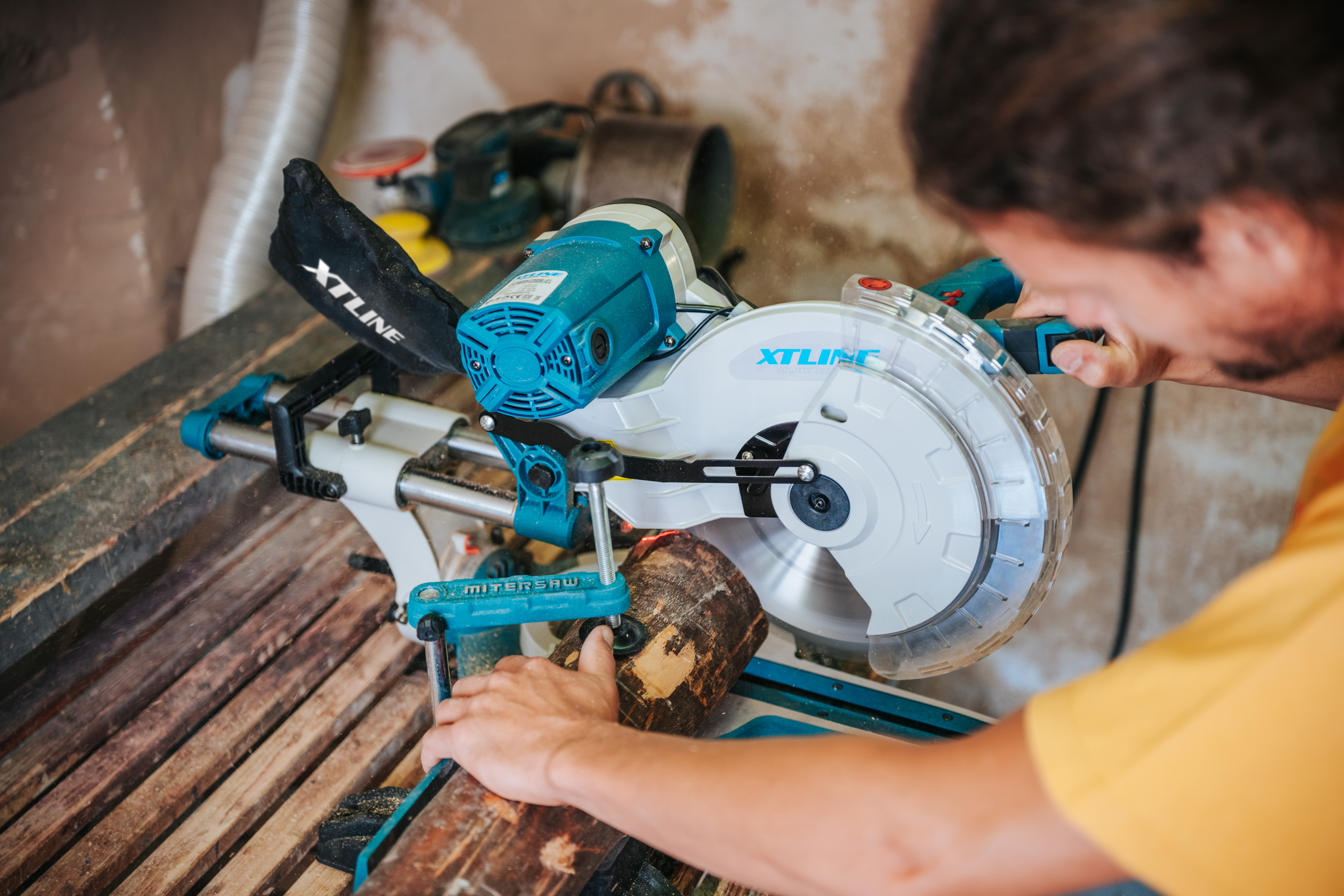 Detail pokosové pily