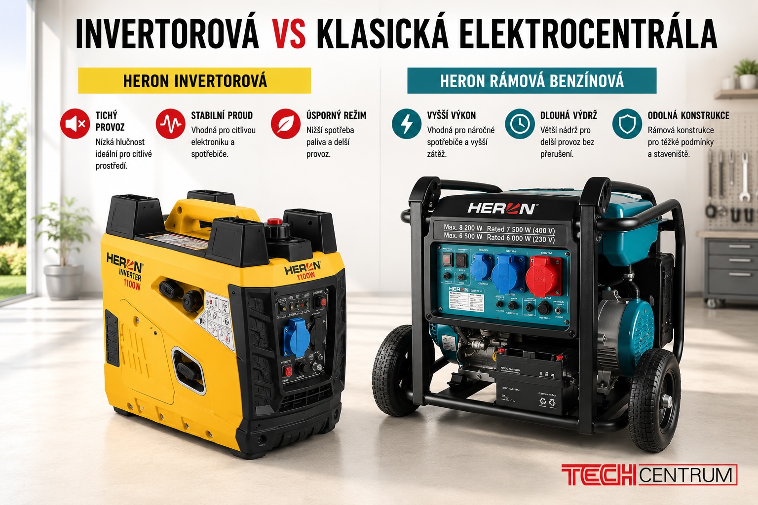 Invertorová vs klasická elektrocentrála