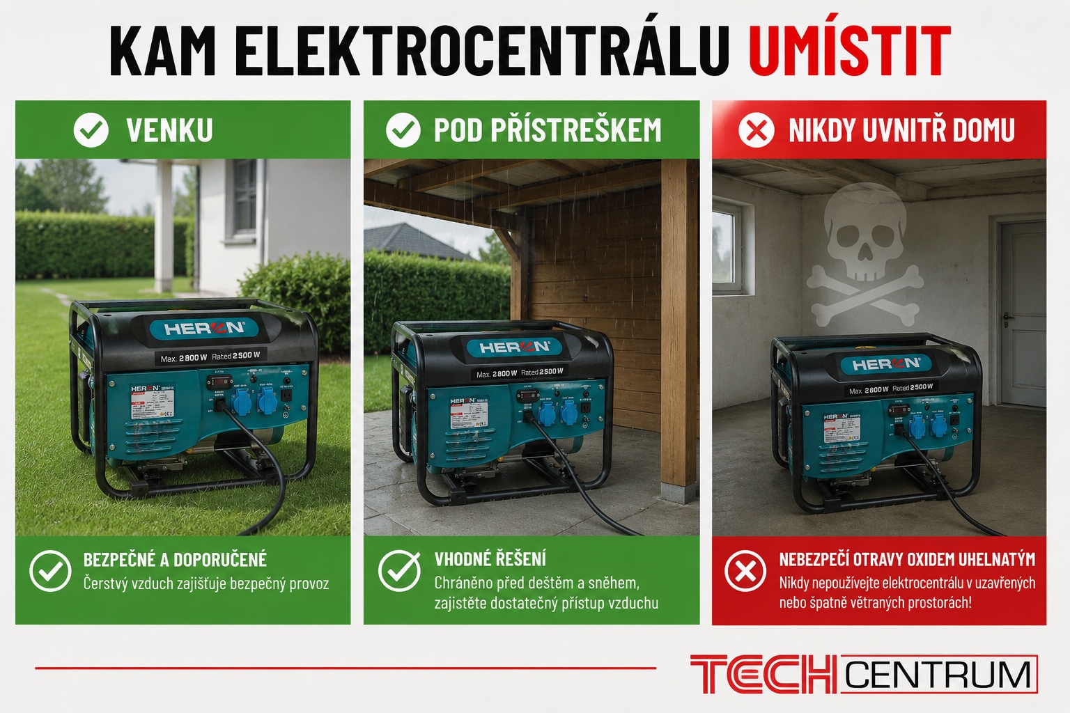 Kam umístit elektrocentrálu