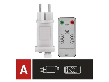 Napájecí zdroj pro vánoční spojovací osvětlení Standard/Profi, venkovní i vnitřní, ovladač