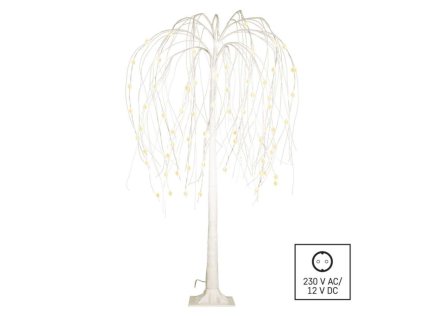 LED svítící stromek, 120 cm, venkovní i vnitřní, teplá bílá