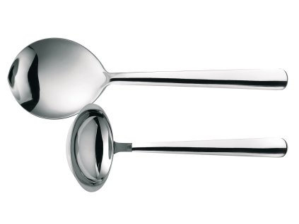 Servírovací souprava lesklá 2 ks