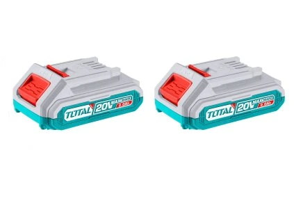 Sada baterie 20V/2x 2,0 Ah + nabíječka Total TFBCPK1222E