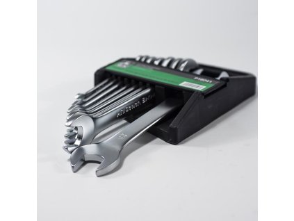 GK TOOLS Sada plochých klíčů, matné | 6-22 mm, 8 dílů, plastový držák