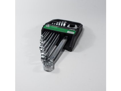 GK TOOLS Sada očkoplochých klíčů, matné | 6-22 mm, 8 dílů, plastový držák