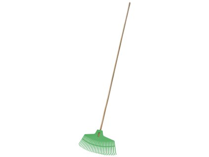PROSPERPLAST Hrábě plastové s dřevěnou násadou, G642