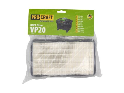 2717 filtr hepa pro aku vysavac procraft vp20 fhvp20