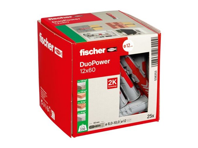 Fischer hmoždinka duopower 12x60