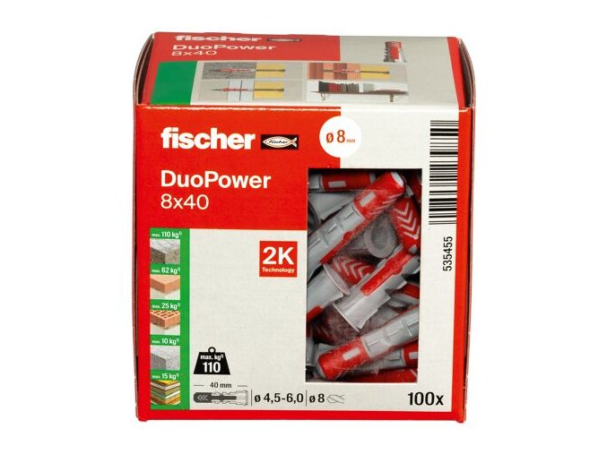 Fischer hmoždinka duopower 8x40