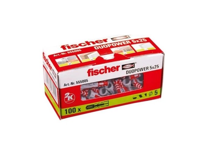 Fischer hmoždinka duopower 5x25