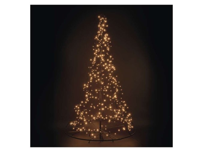 LED svítící stromek, 180 cm, venkovní i vnitřní, teplá bílá