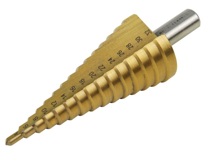 vrták stupňovitý, O 4-32mm
