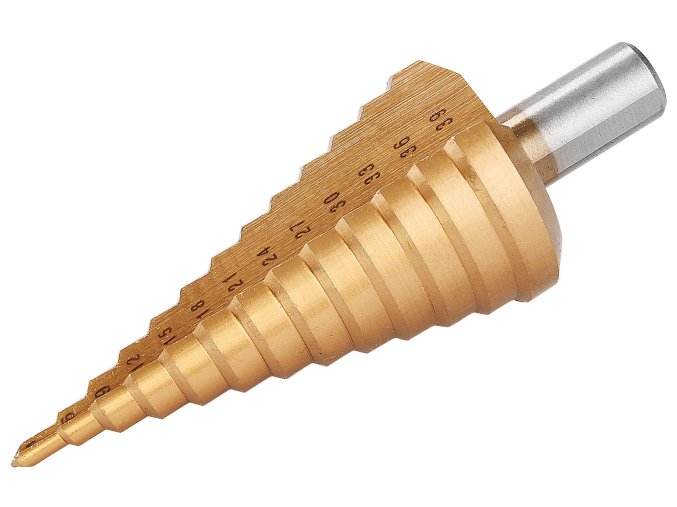 vrták stupňovitý, O 4-39mm