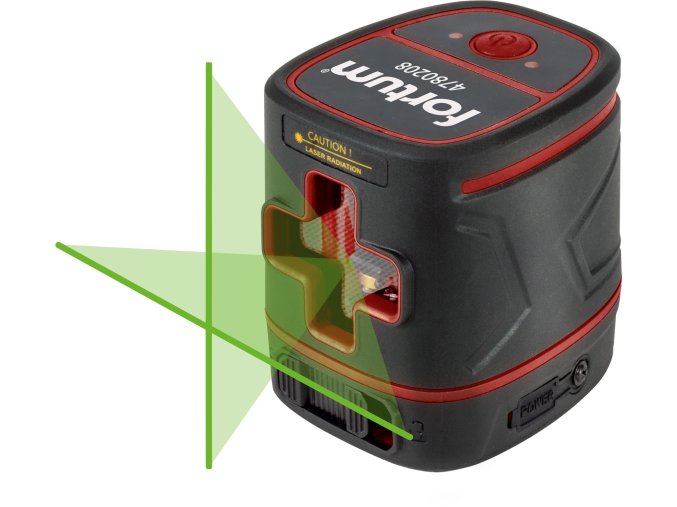 laser zelený liniový křížový samonivelační