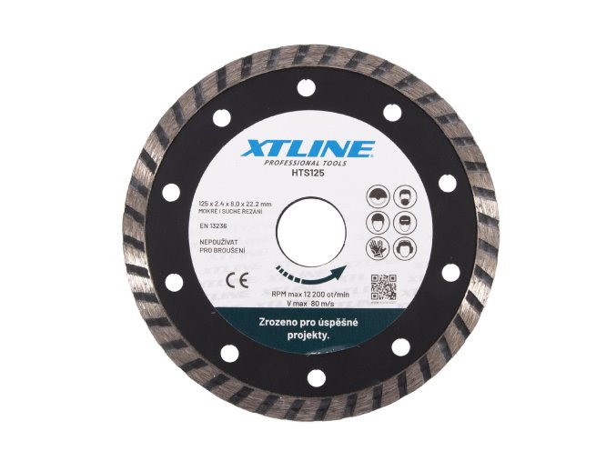 XTLINE Kotouč diamantový turbo | 180x2,8x22,2 mm