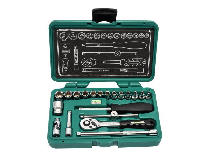 HONITON Sada hlavic 1/4” 20 dílů HONIDRIVER