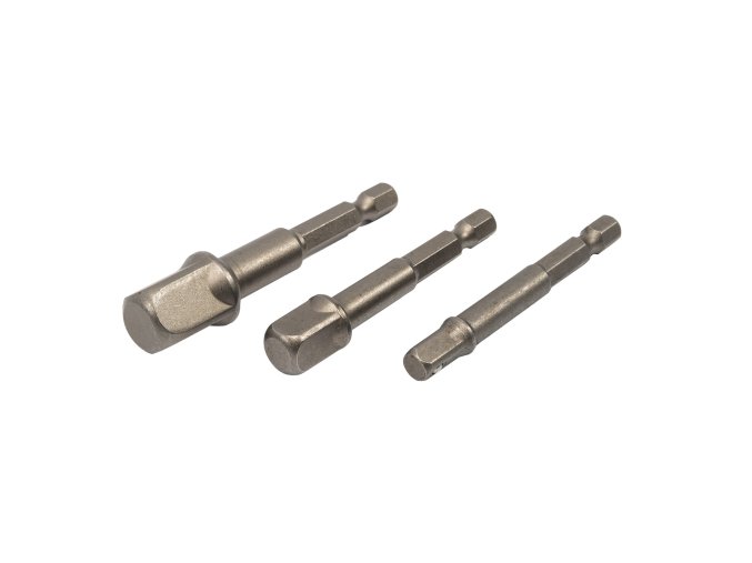 STAVTOOL Sada adaptérů 3 díly | 1/4", 3/8", 1/2"