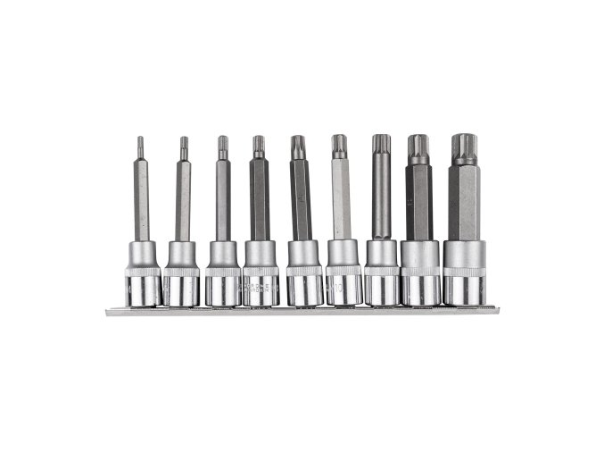 RICHMANN Sada nástavců XZN 1/2" 9 dílů | M4-M16, 100 mm