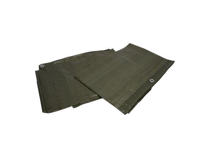 XTLINE Zakrývací plachta PE s oky zelená 70g/m2 | 10x15 m