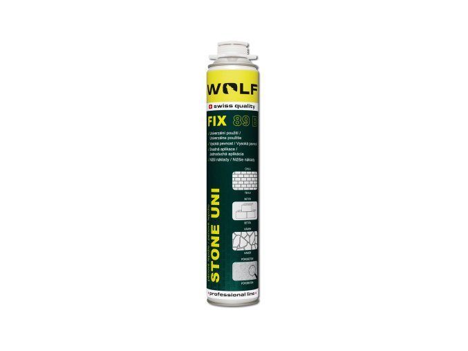 WOLF Pistolové PU lepidlo na cihly 89B | 750 ml