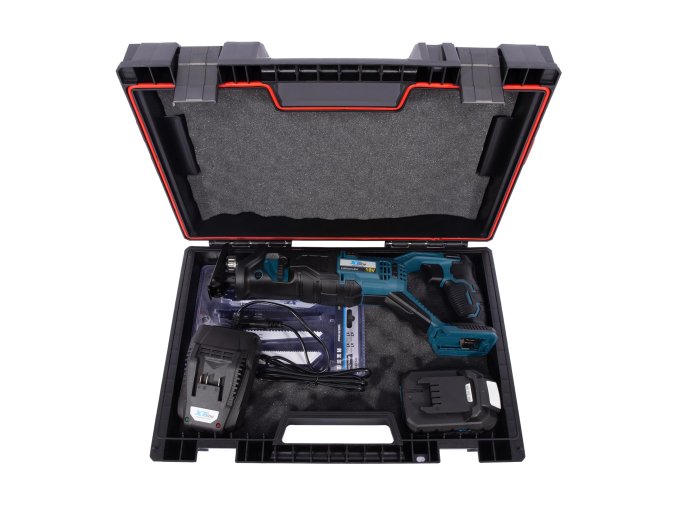 XTLINE Aku mečová pila 18 V + baterie 2.0 Ah + nabíječka 2.4 A + box