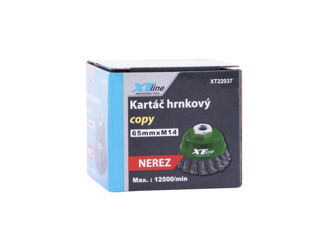 XTLINE Kartáč hrnkový copy nerez M14 | 65 mm