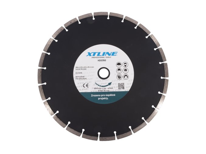 XTLINE Kotouč diamantový segmentový | 350x3,15x25,4 mm