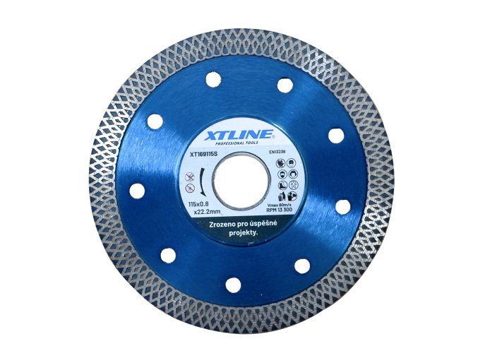 XTLINE Kotouč diamantový turbo | 115x0,8/1,2x22,2x10 mm SLIM CUT