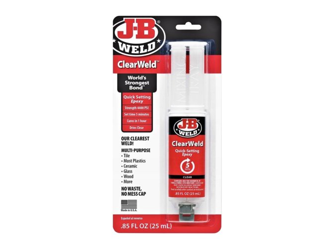 J-B WELD Lepidlo čiré rychleschnoucí epoxidové ClearWeld | 25 ml