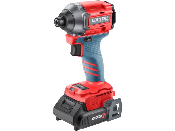 utahovák rázový 1/4' aku SHARE20V, BRUSHLESS, 2Ah